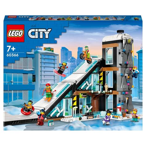 LEGO City 60366 Le Complexe De Ski Et DEscalade Jouet De