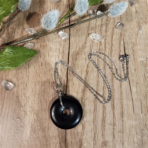 Check Out This Black Obsidian Necklace I Made🖤 Ethically Sourced Black