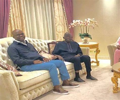 Photo Senator Abiru Visits Tinubu In London The Nation Newspaper