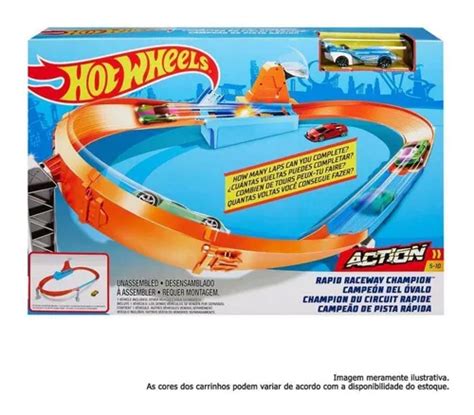 Hot Wheels Pista Campeão De Pista Rápida Mattel Gbf MercadoLivre
