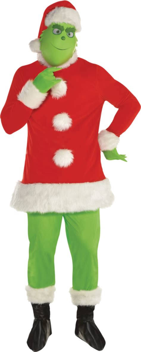 Adult Grinch Santa Costume Party City