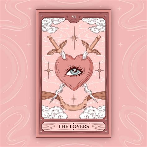 Illustration de cartes de tarot dessinées à la main Vecteur Gratuite