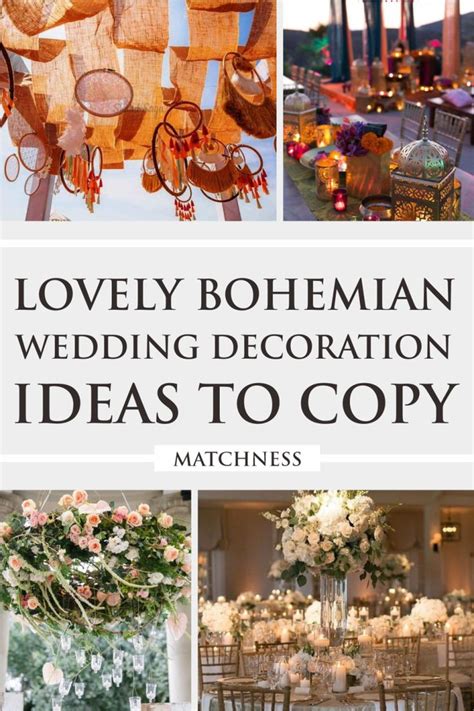 Lovely Bohemian Wedding Decoration Ideas Matchness Bohemian