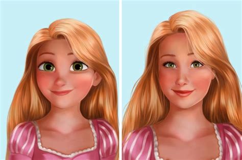 Découvre 13 Princesses Disney Avec Un Visage Plus Réaliste Sympa