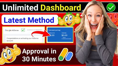 Latest New Working Adsense Active Dashboard How To Get Google