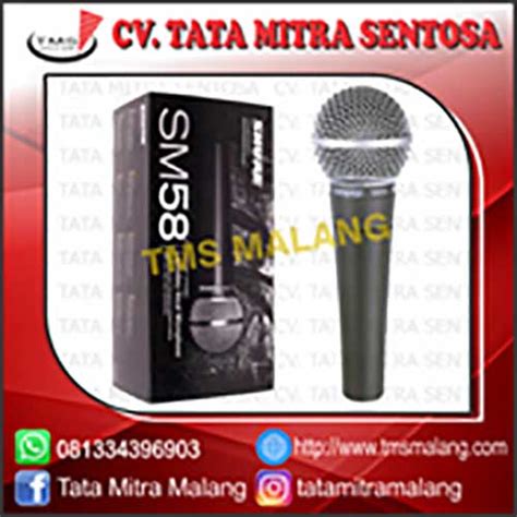 Mic Kabel Shure SM 58 CV Tata Mitra Sentosa