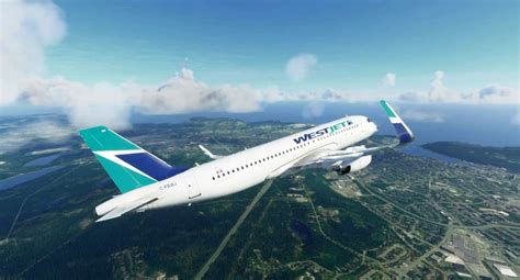 Westjet Old Livery 4k V10 Msfs2020 Liveries Mod