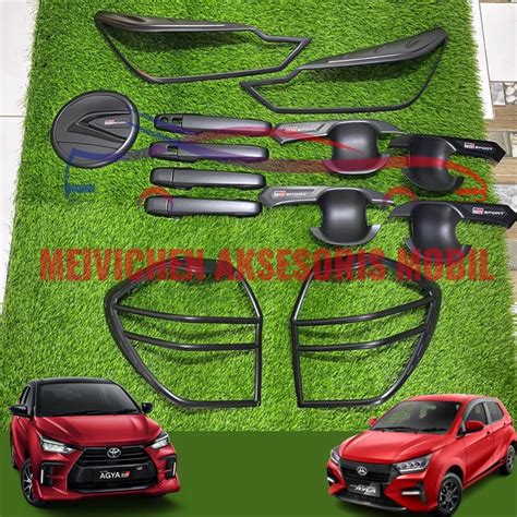 Jual Paket Garnish Outer Handle Tank Cover Mobil All New Agya Ayla