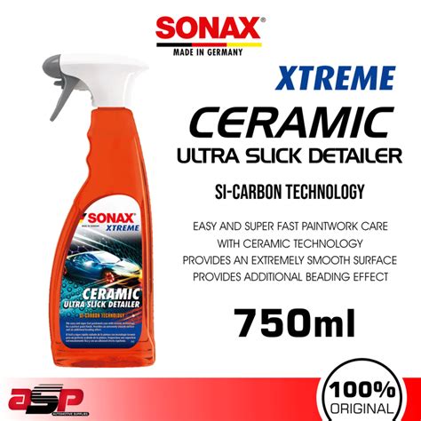 SONAX XTREME CERAMIC ULTRA SLICK DETAILER 750ml SPRAY WAX Lazada PH