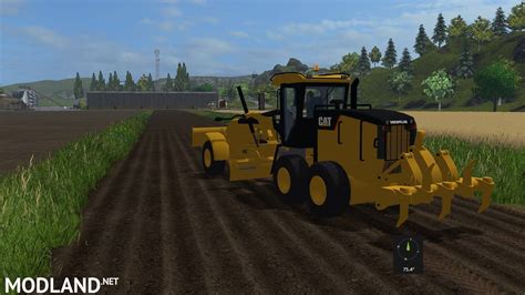 Caterpillar M Road Grader Mod Farming Simulator