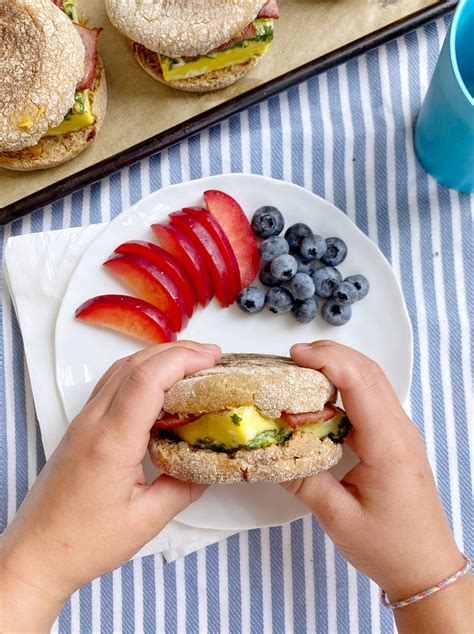 Healthy Breakfast Sandwiches (Freezer Friendly) - Happy Kids Kitchen by Heather Wish Staller