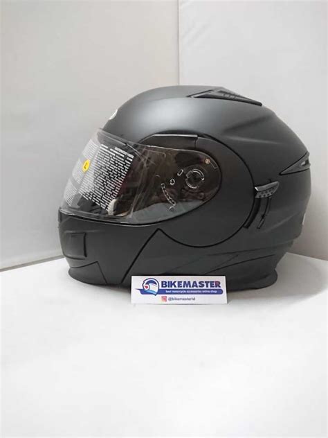 Promo Helm Zeus ZS 3020 Matt Black Modular New Diskon 3 Di Seller