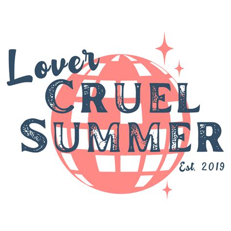 Vintage Lover Cruel Summer Eras Tour Taylor Swift Merch Svg Inspire Uplift