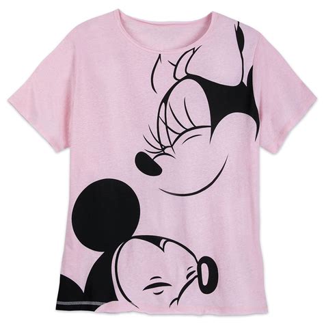 Mickey And Minnie Mouse Fashion T Shirt For Women Extended Size Mom