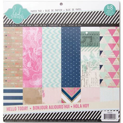 Heidi Swapp Hello Today Collection Memory Planner 12 X 12 Paper