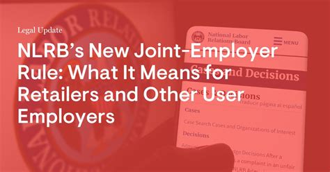 Pedro Jaime Torres Díaz On Linkedin Nlrbs New Joint Employer Rule