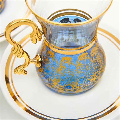 Vintage Blue Turkish Tea Set – One Stop Halal