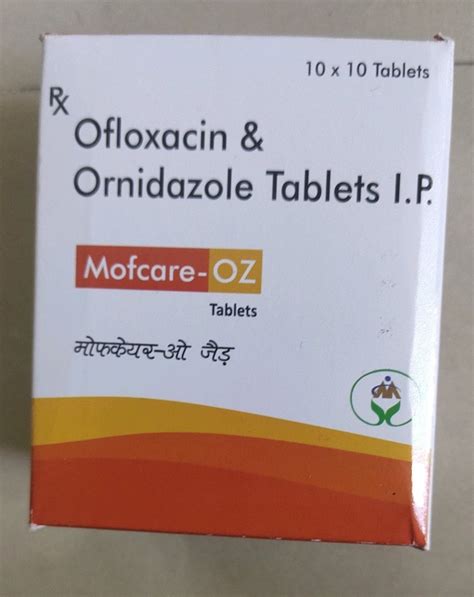 Mofcare Oz Ofloxacin Ornidazole Tablet 200 Mg 500 Mg At Rs 120box