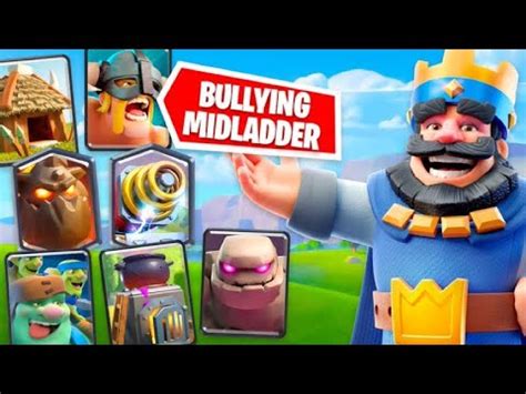 Escaping MID LADDER W ROCKET CYCLE Clash Royale YouTube