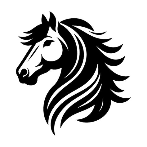 Premium Vector Horse Head Silhouette Vector Artwork