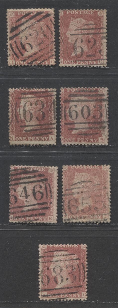 Lot 463 Great Britain Barred Numeral Cancels For England And Wales 60 Brixton Chrome