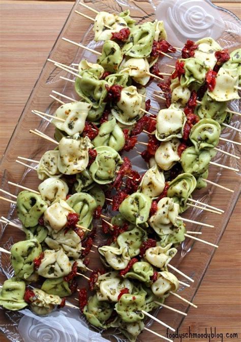 Leichte Pesto Tortellini Spie E Party Food Appetizers Appetizers