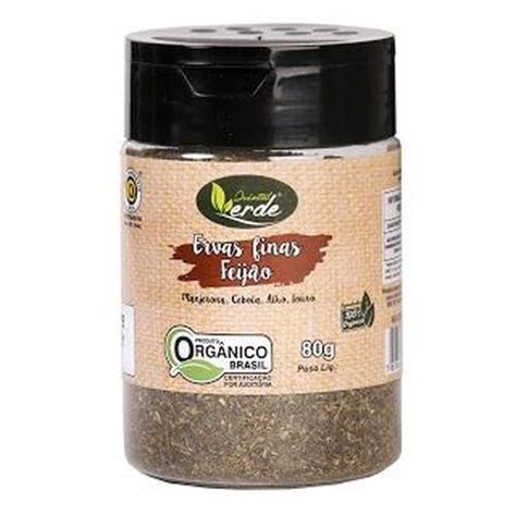 Tempero Ervas Finas Feijão Orgânico 60g Vida Orgânica