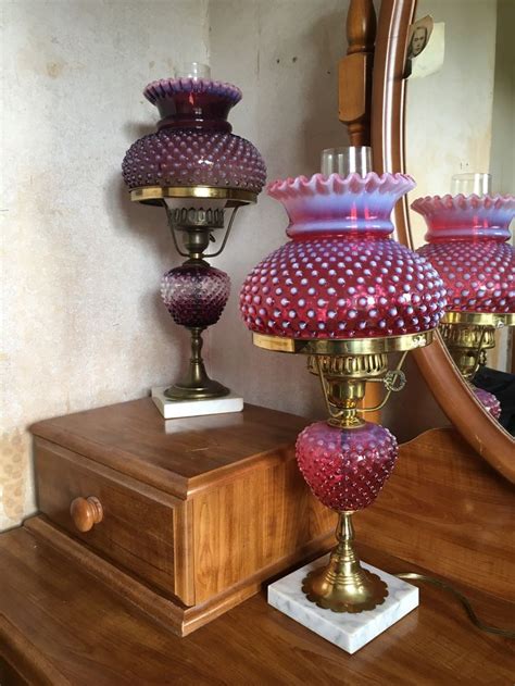 Pin By Austin McDonald On Hobnail Glassware Fenton Lamps Hobnail