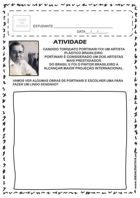 Atividade Registro C Ndido Portinari E Suas Obras Atividades De