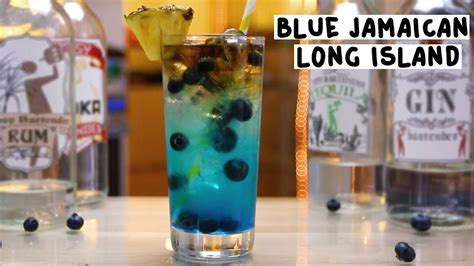 Blue Jamaican Long Island 1 Oz 30ml Vodka 1 Oz 30ml Gin 1 Oz