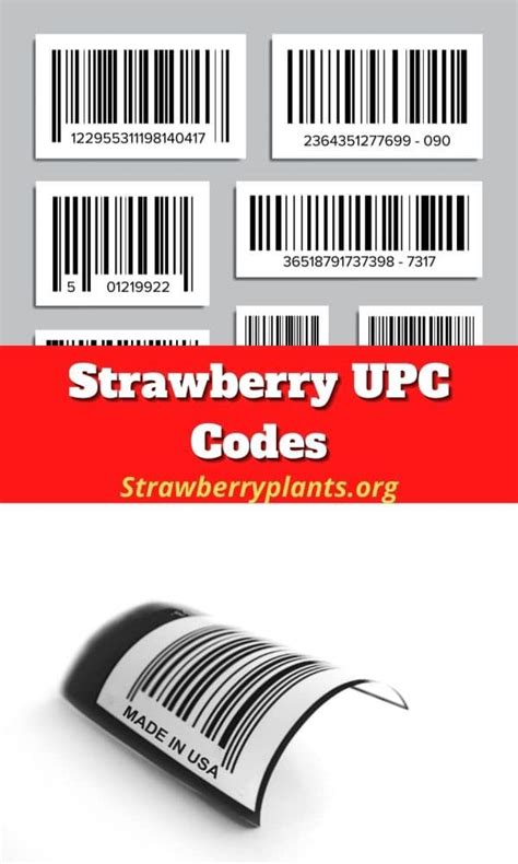 Strawberry Upc Codes Strawberry Plants