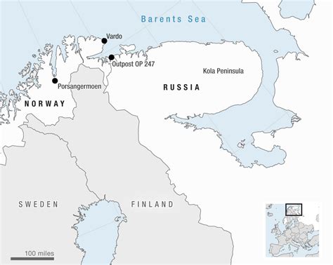 Map Of Norway And Russia - San Antonio Map