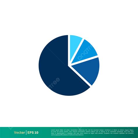 Graph Pie Charts Vector Png Images Pie Chart Icon Vector Logo Template Illustration Design