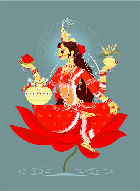 Lakshmi and saraswati on Behance