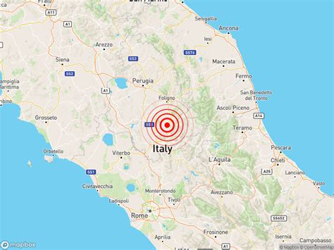 Scossa Di Terremoto Magnitudo A Spoleto Pg Umbria Ecco I Dettagli