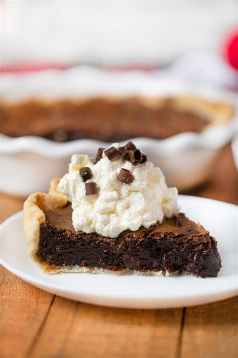 Chocolate Brownie Pie Recipe Fudgy Rich Easy Dinner Then Dessert