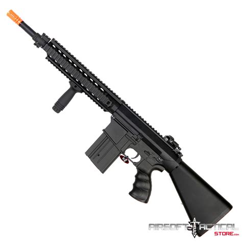 SR-25 Full Metal Airsoft Rifle with Quad RIS by JG – Airsoft Tactical Store