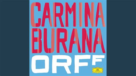 Orff Carmina Burana Cour D Amours In Trutina Youtube