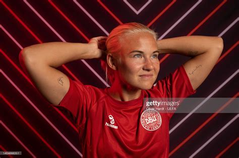 Pernille Harder Of Denmark Poses For A Portrait During The Official