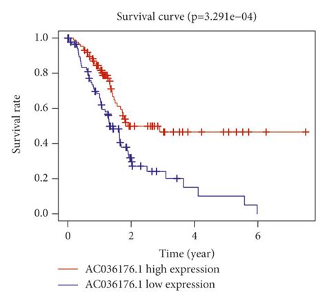 Kaplanmeier Survival Curve Of Nine Independently Diagnosed Lncrnas In