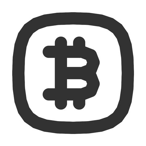 Bitcoin Square Vector Svg Icon Svg Repo