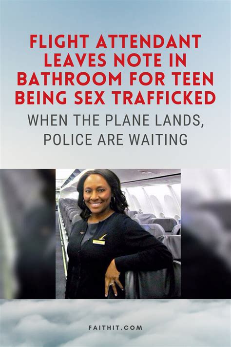 Flight Attendant Leaves Note In Bathroom For Teen Being Sex Trafficked