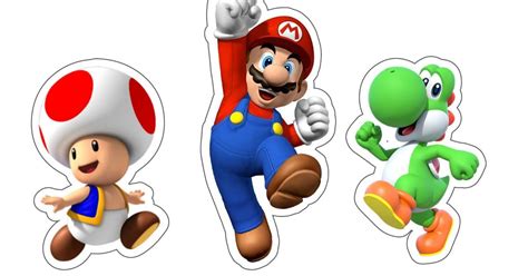 Topo De Bolo Mario Bros Para Imprimir Super Mario Bros Party Ideas