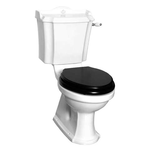 London Monoblock Toilet With Handle - bottom outlet - Kenny & Mason