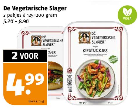 De Vegetarische Slager Vegetarisch Folder Aanbieding Bij Poiesz Details