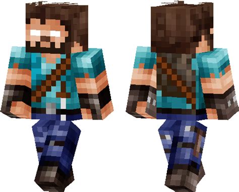 Herobrine Fantasy Minecraft Pe Adventure Skin Free Transparent