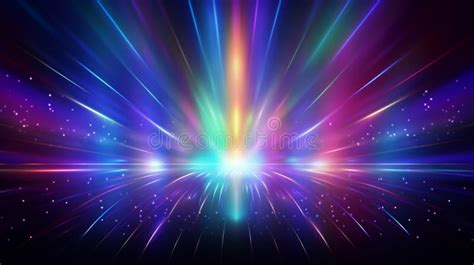 Colorful Light Show Multicolored Light Effects Background For Any