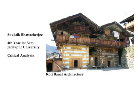 Pdf Koti Banal Architecture Kath Kuni Architecture Architectural Analysis And Documentation