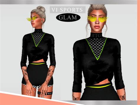 The Sims Resource Top Sportglam Vi V