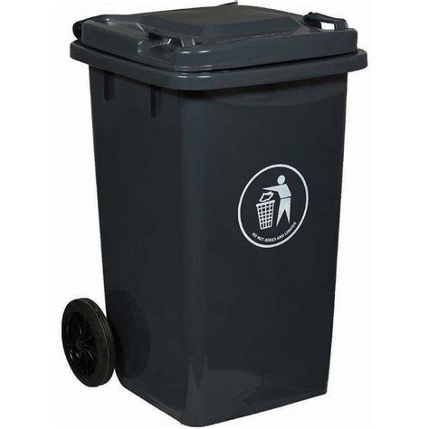 Wheelie Bin 240l Black Buckets And Bins General Construction